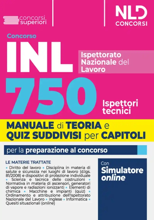 Immagine 0 di 750 Inl Ispettori Tecnici Manuale 2024