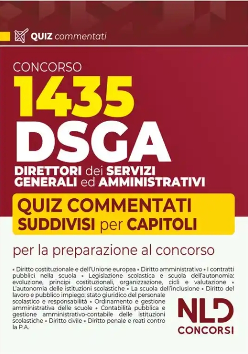 Immagine 0 di 1435 Direttore Servizi Dsga Quiz 2024