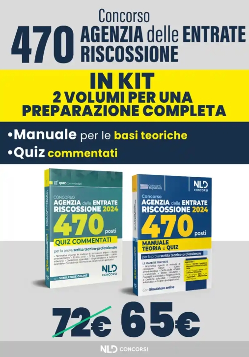 Immagine 0 di Kit 470 Agenzia Entrate 2vol. 2024