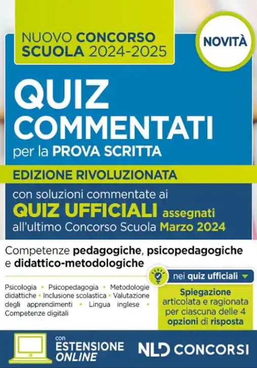 Immagine 0 di Quiz Commentati Pr.scritta Scuola 2425