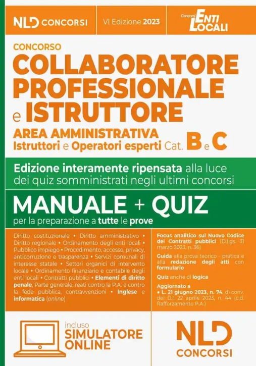 Immagine 0 di Collaboratore Prof.istruttore Area Amm.