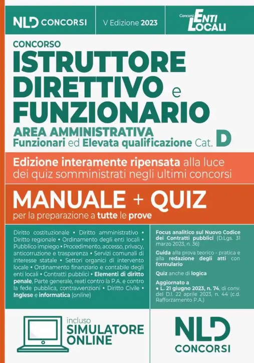 Immagine 0 di Manuale Istruttore Cat.d Area Amm.va