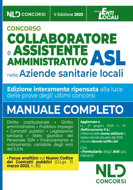 Immagine 0 di Collaboratore Assistente Amm.asl Manuale