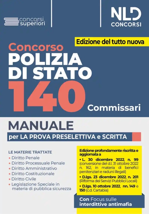 Immagine 0 di 140 Commissari Polizia Stato Manuale