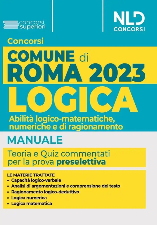 Immagine 0 di Comune Di Roma 2023 Logica Manuale