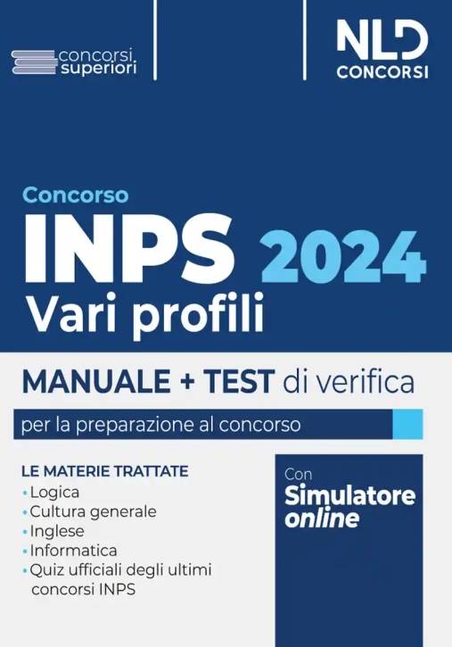 Immagine 0 di Inps 2024 Vari Profili Teoria E Quiz