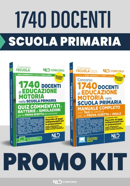 Immagine 0 di Kit 2v - 1740 Docenti Educazione Motoria - Manuale + Quiz