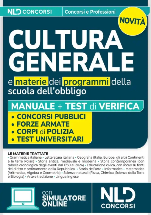 Immagine 0 di Cultura Generale Concorsi Pubblici 2024