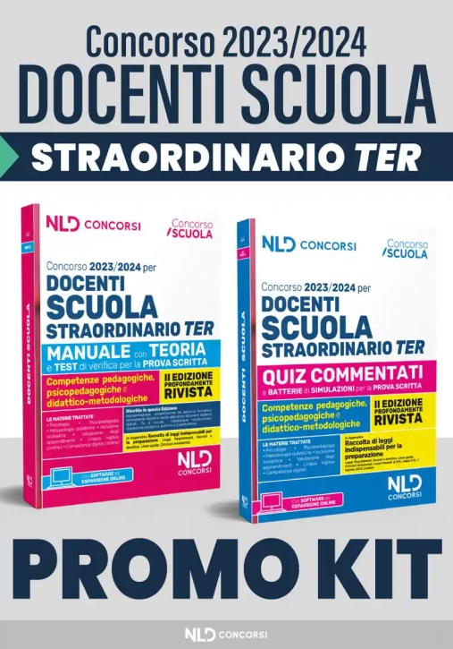 Immagine 0 di Kit 2v - Docenti Scuola Ter - Manuale + Quiz