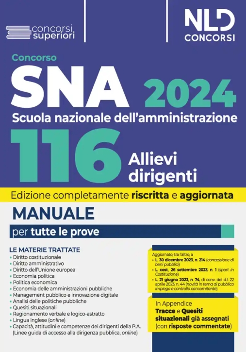 Immagine 0 di 116 Allievi Dirigenti Sna 2024 Manuale