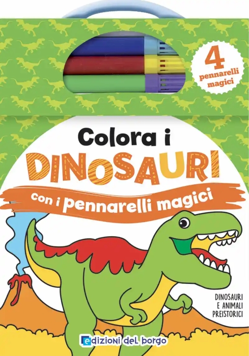 Immagine 0 di Colora I Dinosauri + Pennarelli