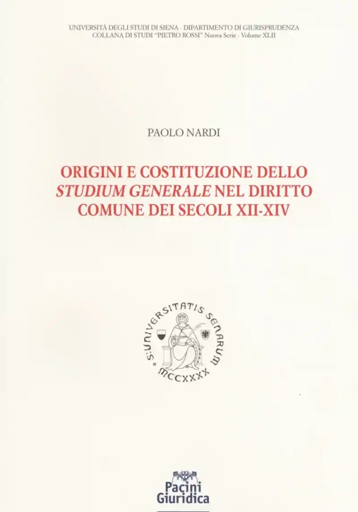 Immagine 0 di Origini E Costituzione Studium