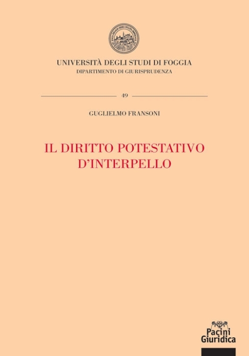 Immagine 0 di Diritto Potestativo D'interpel