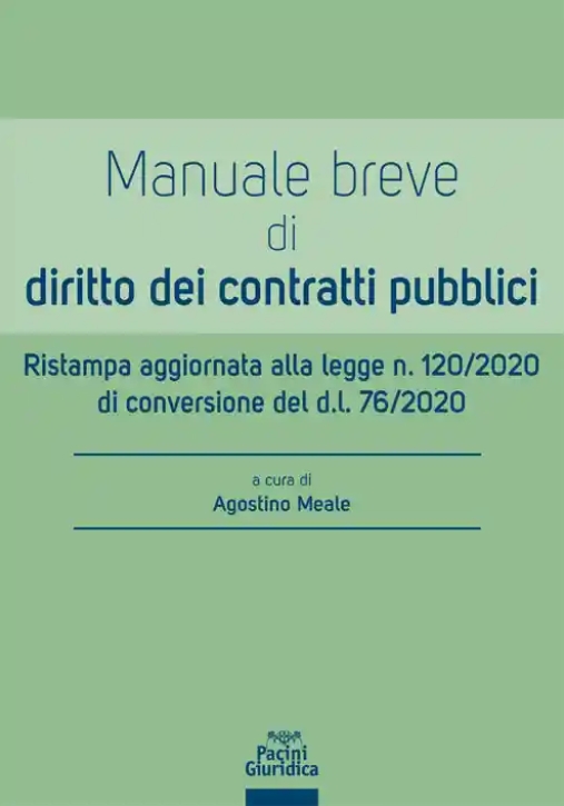 Immagine 0 di Manuale Breve Diritto Contr.