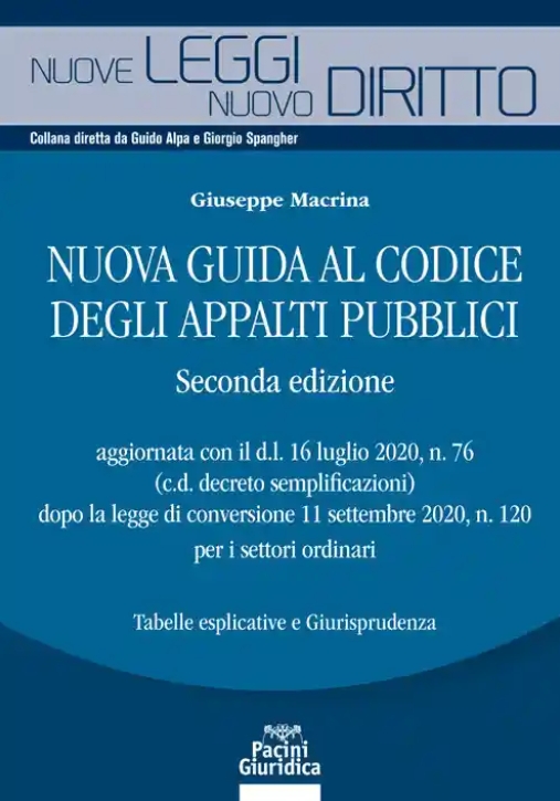 Immagine 0 di Nuova Guida Codice Appalti Pub