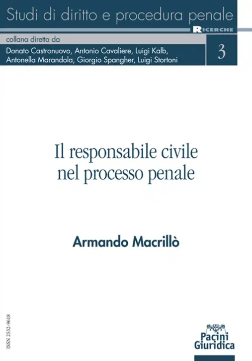 Immagine 0 di Responsabile Civile Proc.penal