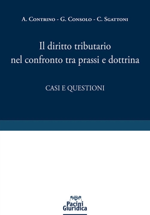 Immagine 0 di Diritto Tributario Nel Confr.