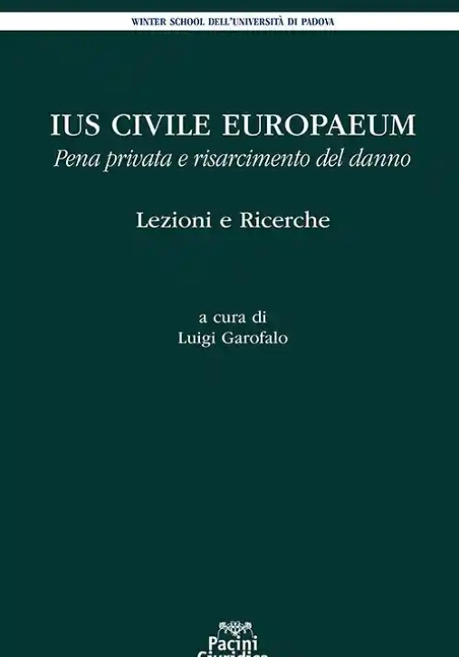 Immagine 0 di Ius Civile Europaeum