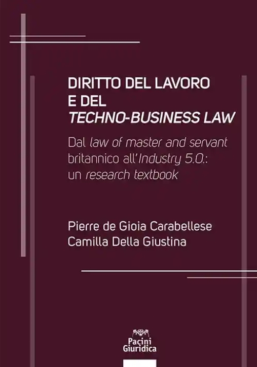 Immagine 0 di Diritto Del Lavoro Techno Business Law