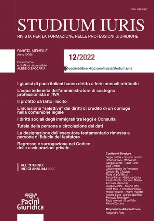 Immagine 0 di Studium Iuris 12/2022