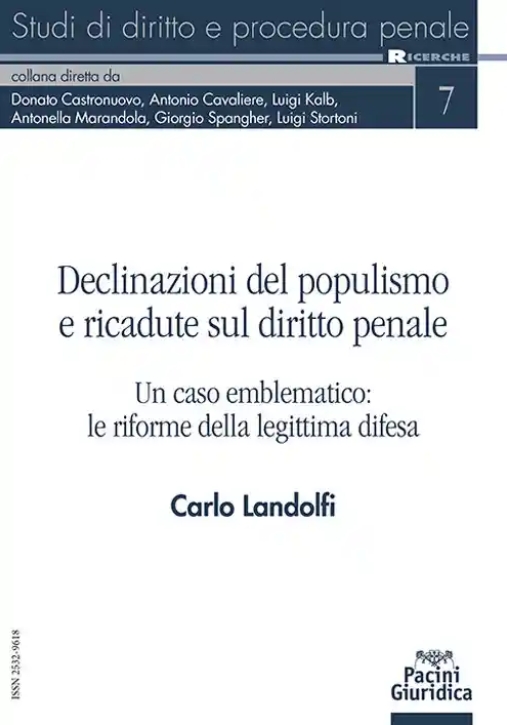 Immagine 0 di Declinazioni Del Populismo Ricadute Pen.