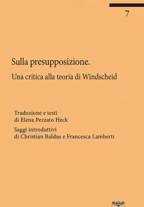 Immagine 0 di Sulla Presupposizione Critica Teoria