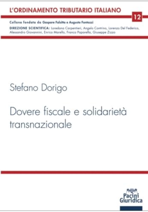 Immagine 0 di Dovere Fiscale Solid. Transazionale