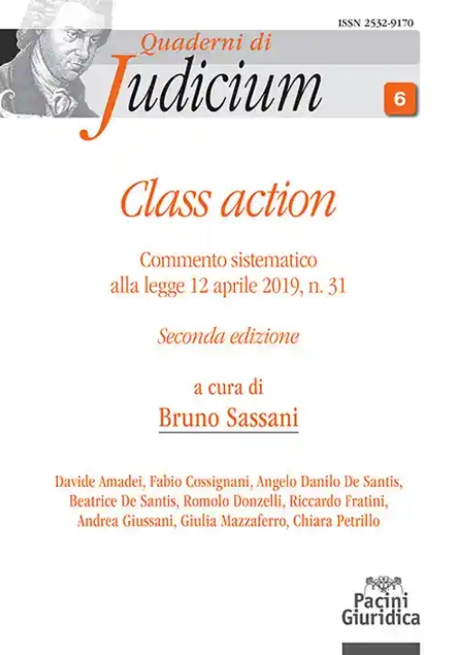 Immagine 0 di Class Action Comm.legge 31 12-04-2019