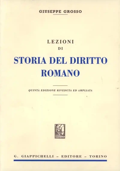 Immagine 0 di Lezioni Storia Diritto Romano