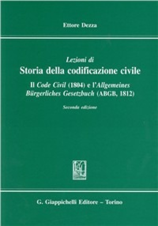 Immagine 0 di Lezioni Storia Codice Civile