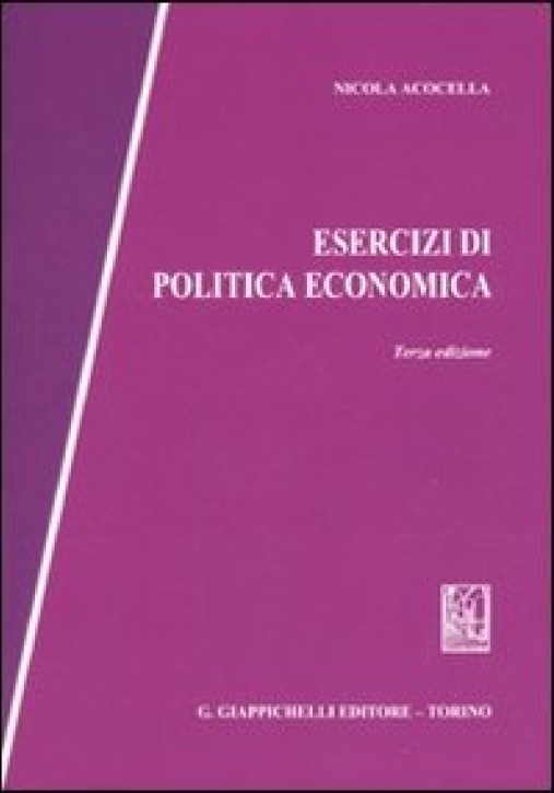 Immagine 0 di Esercizi Politica Economica 3ed.