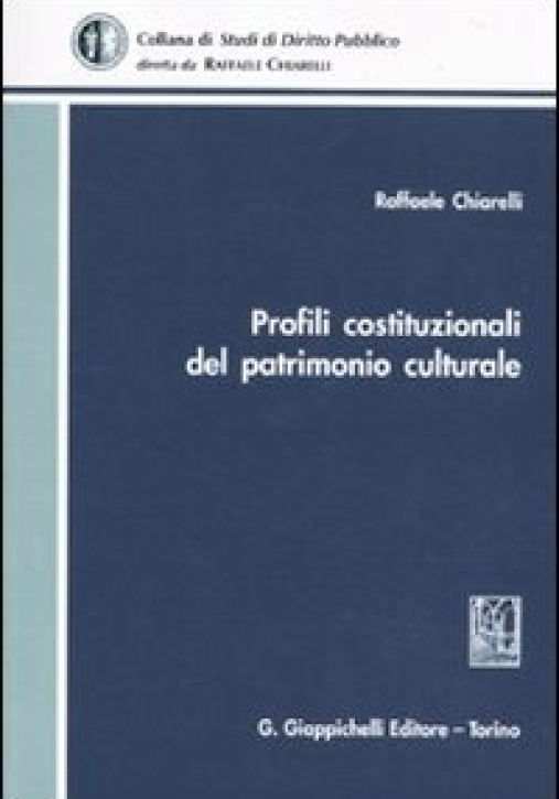 Immagine 0 di Profili Costituzionali Patrimonio Cultur