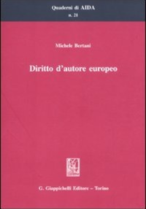 Immagine 0 di Diritto D'autore Europeo