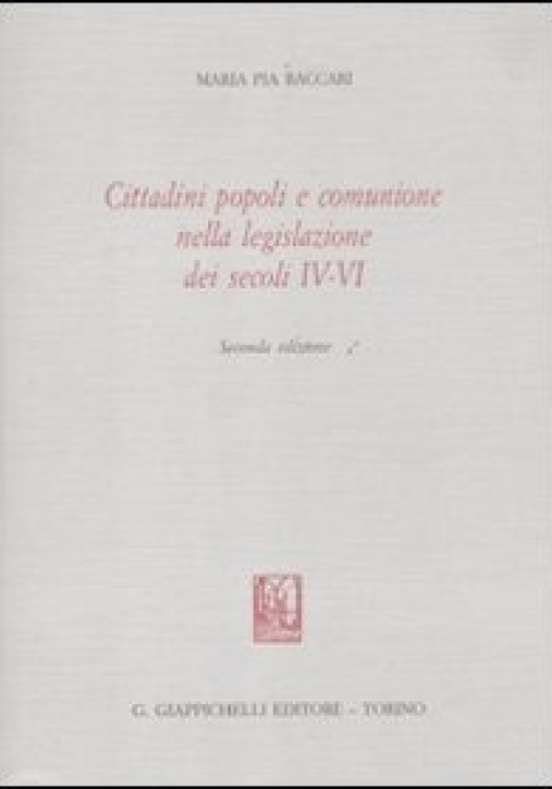 Immagine 0 di Cittadini Popoli Comun.legisl.sec.iv-vi