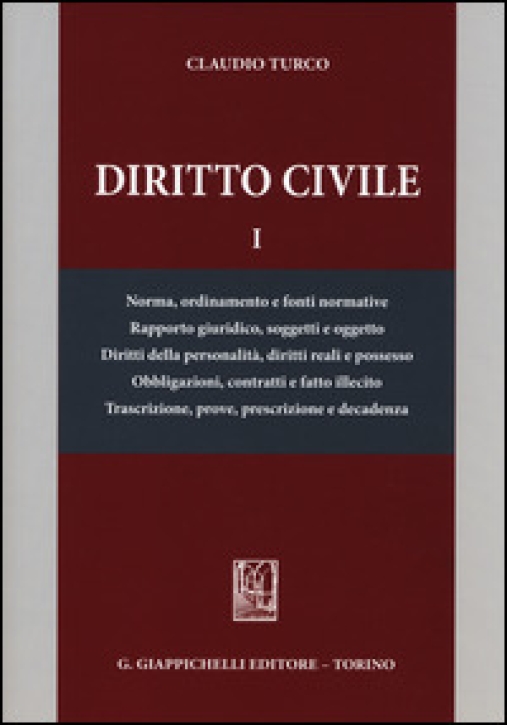 Immagine 0 di Diritto Civile I