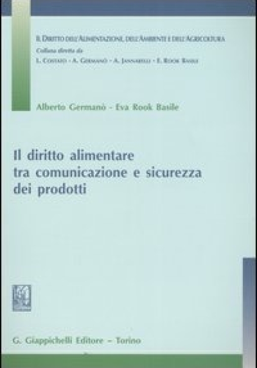 Immagine 0 di Diritto Alimentare Comunic.sicur.prod.