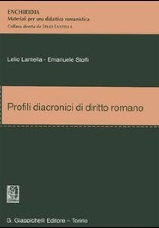 Immagine 0 di Profili Diacronici Diritto Rom