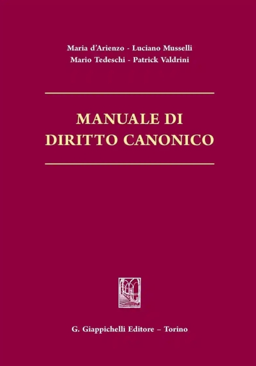 Immagine 0 di Manuale Di Diritto Canonico