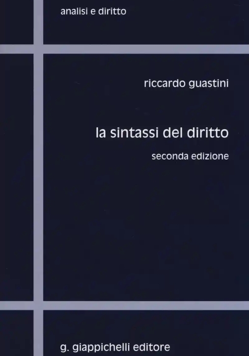 Immagine 0 di Sintassi Del Diritto