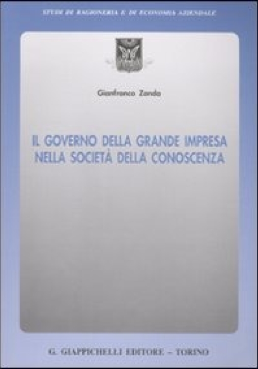 Immagine 0 di Governo Grande Impresa Societa' Conosc.