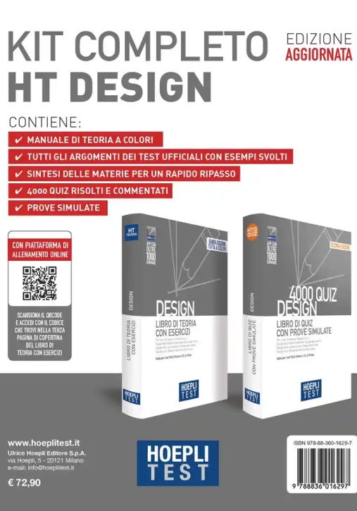 Immagine 0 di Kit Design 2024 - Libro Di Teoria Con Esercizi + 4000 Quiz