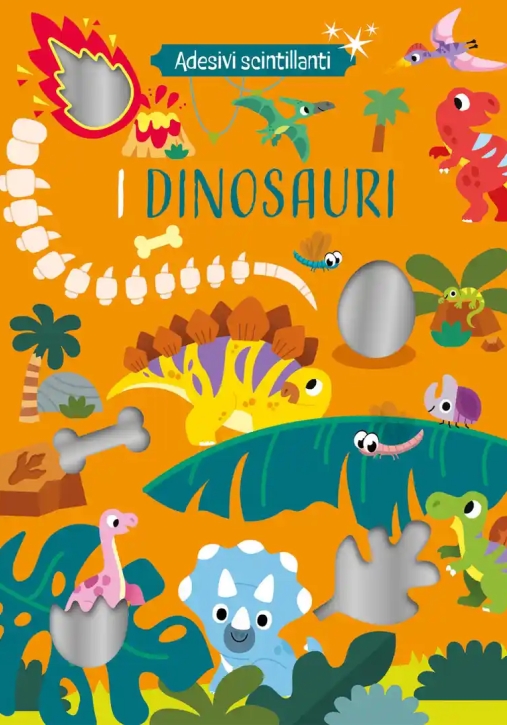 Immagine 0 di Dinosauri. Adesivi Scintillanti. Ediz. A Colori (i)