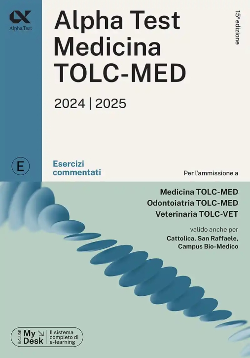 Immagine 0 di Medicina Tolc-med - Esercizi Commentati