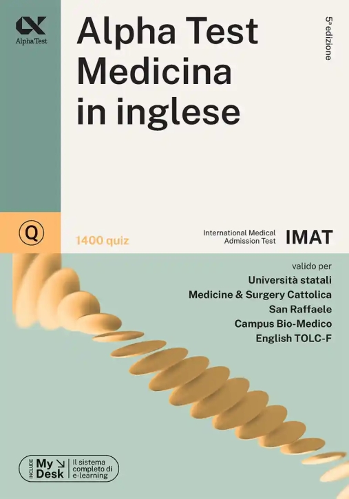 Immagine 0 di Alpha Test Medicina Inglese Imat. 1400 Quiz