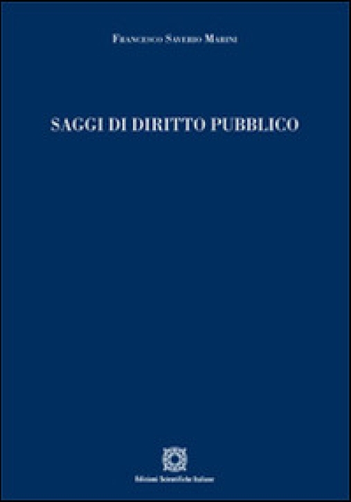 Immagine 0 di Saggi Di Diritto Pubblico