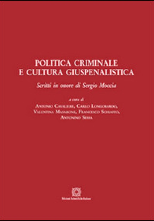 Immagine 0 di Politica Criminale E Cul.