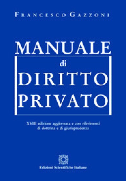 Immagine 0 di Manuale Diritto Privato