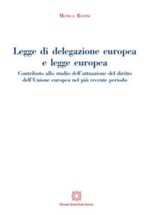 Immagine 0 di Legge Di Delegazione Eu.