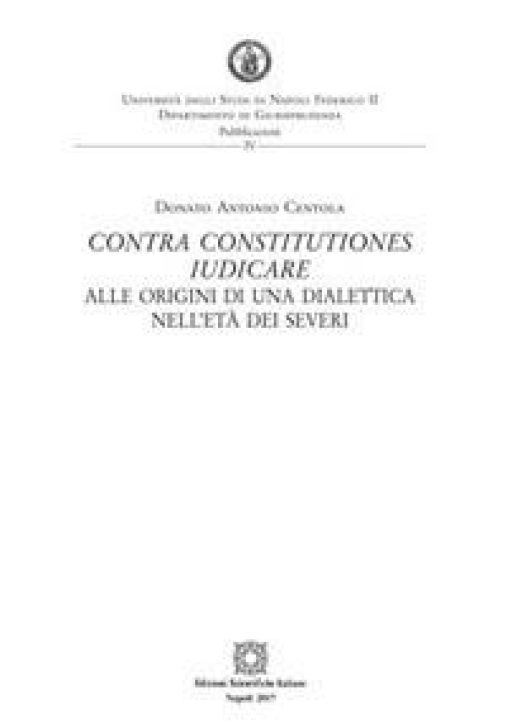 Immagine 0 di Contra Constituiones Iudicare