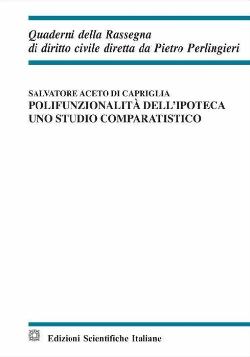 Immagine 0 di Polifunzionalita' Dell.'ipot.